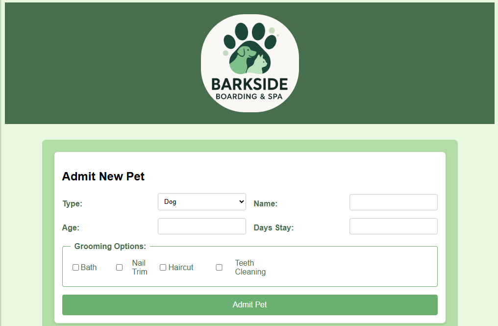 Barkside App screenshot