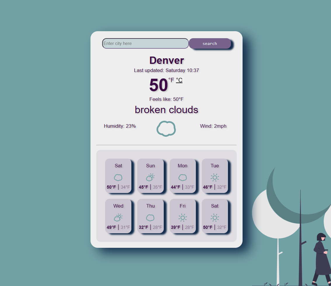 Weather App screenshot